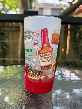 Makers Mark Keeneland Frosted Collectors Glass